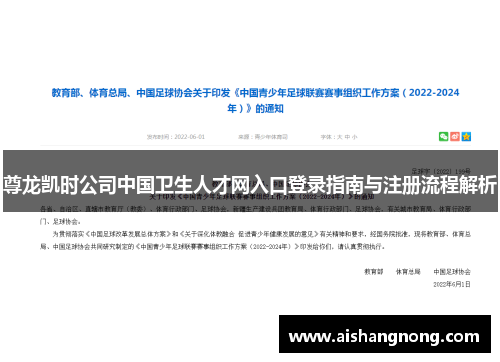 尊龙凯时公司中国卫生人才网入口登录指南与注册流程解析